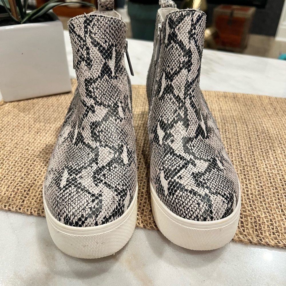J Slides Python Platform Double Zipper Sneakers - Picture 3 of 9